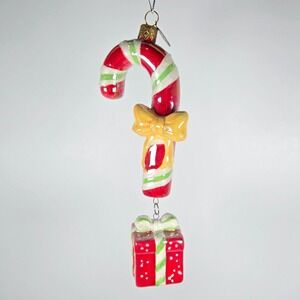 NICE Radko Holiday‎ Celebrations Candy Cane Gift Ornament Gift Vintage 2005